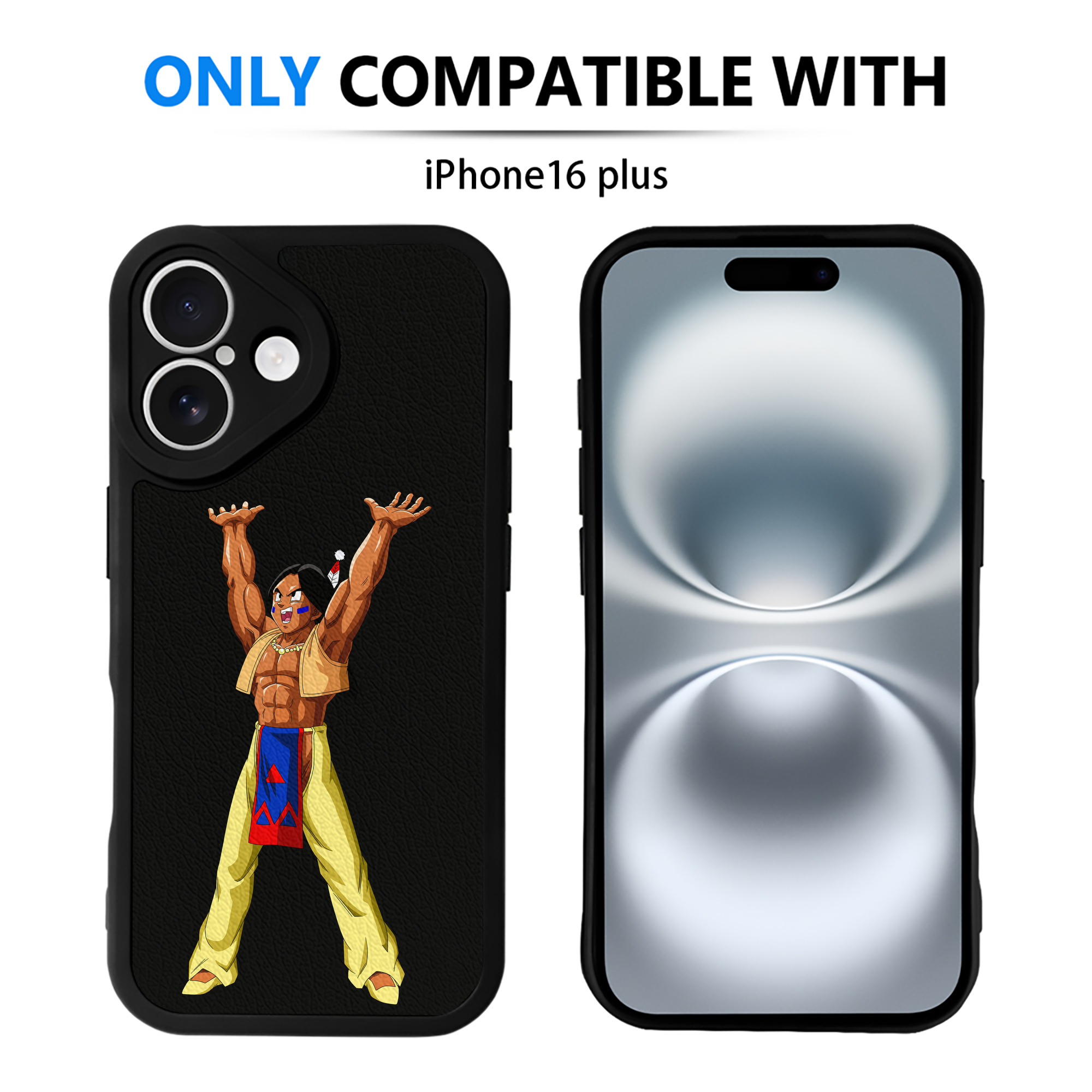（画像用） ドラゴンボール DRAGON BALL 【iPhone 16シリーズ対応】シリコンスマホケース（レザー調） 材質：シリコン
